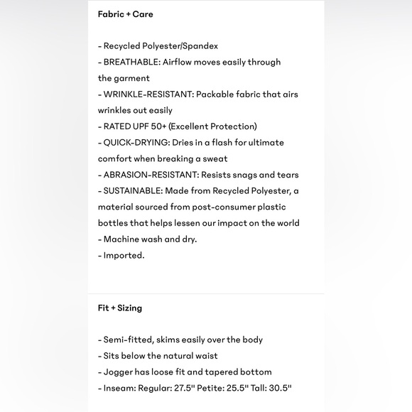 Athleta Attitude Jogger in black, size 4P - Picture 9 of 9